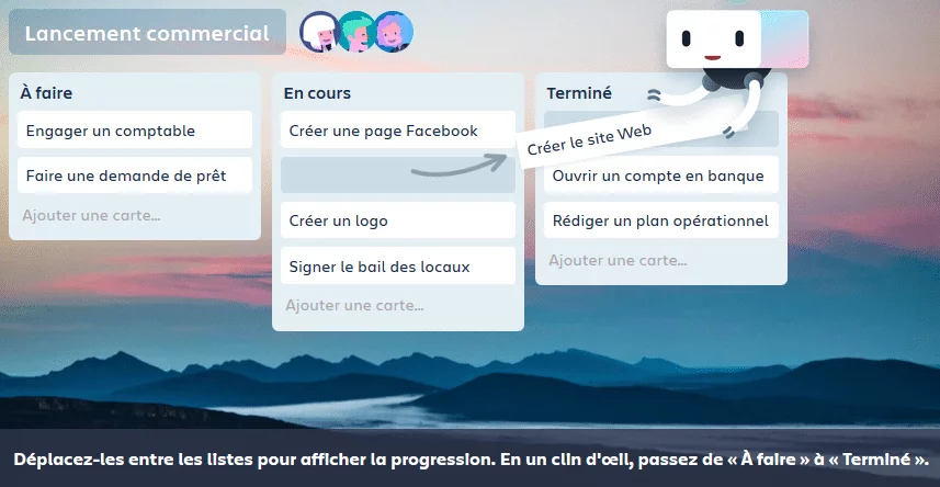 trello - télétravail