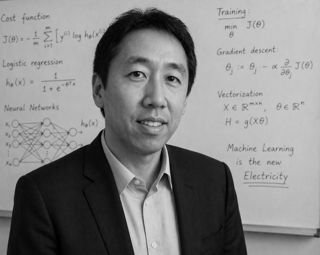 Image générée par l’ia de Andrew Ng, l’homme qui a mis l’IA entre toutes les mains 