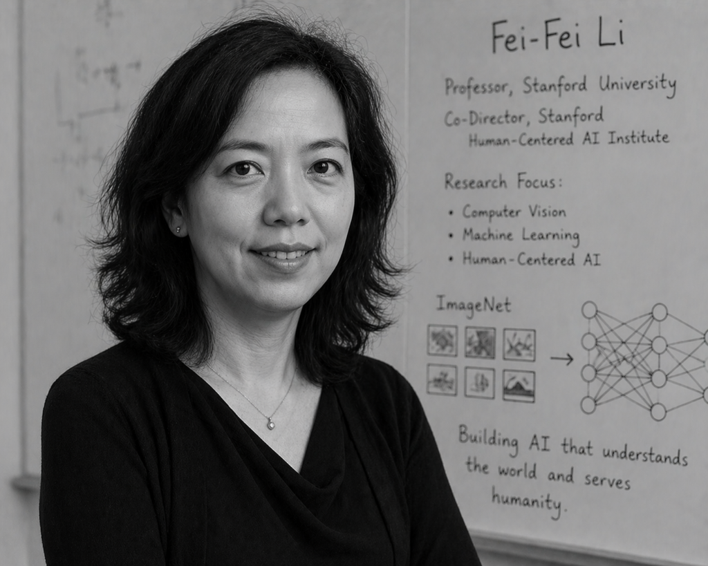 Image de Fei-Fei Li : la femme qui a appris aux machines à voir, générée par l’IA