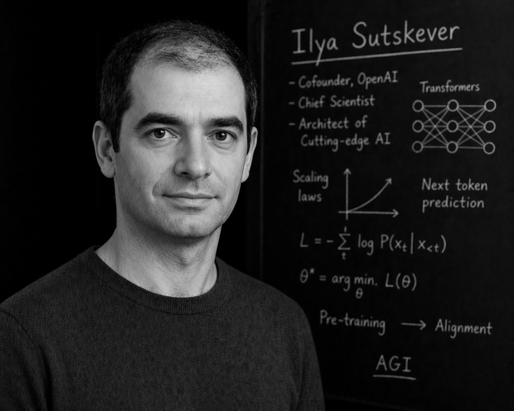 Image de Ilya Sutskever, le cerveau derrière ChatGPT, générée par l’ia