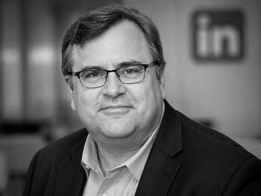Photo de Reid Hoffman générée par l’IA