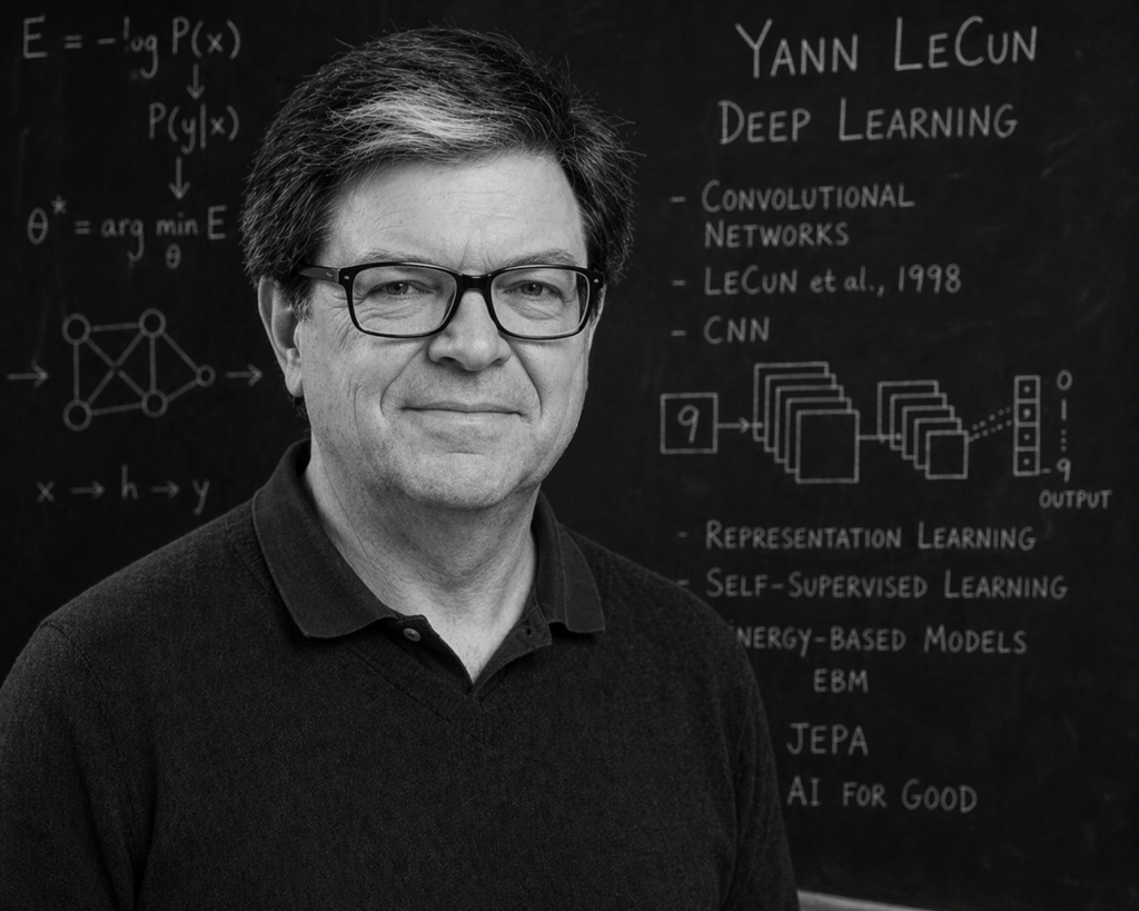 Image générée par l’IA de Yann LeCun : Le Français qui façonne l’intelligence artificielle moderne